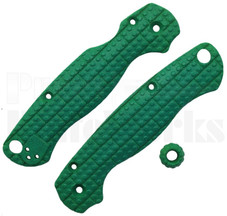 Chroma Scales Green Blocks Spyderco PM2 Scales l For Sale Chroma Scales Green Blocks Spyderco PM2 Scales l For Sale