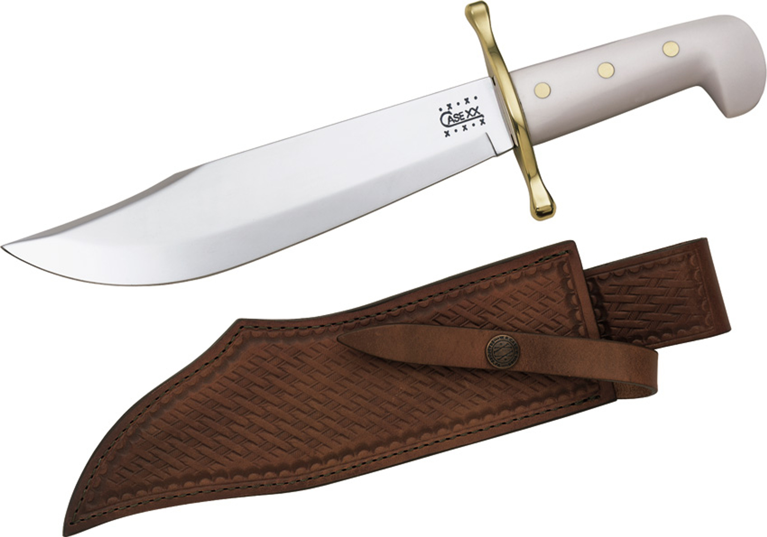 Case XX White Bowie Fixed Blade Knife for Sale l Perry Knifeworks