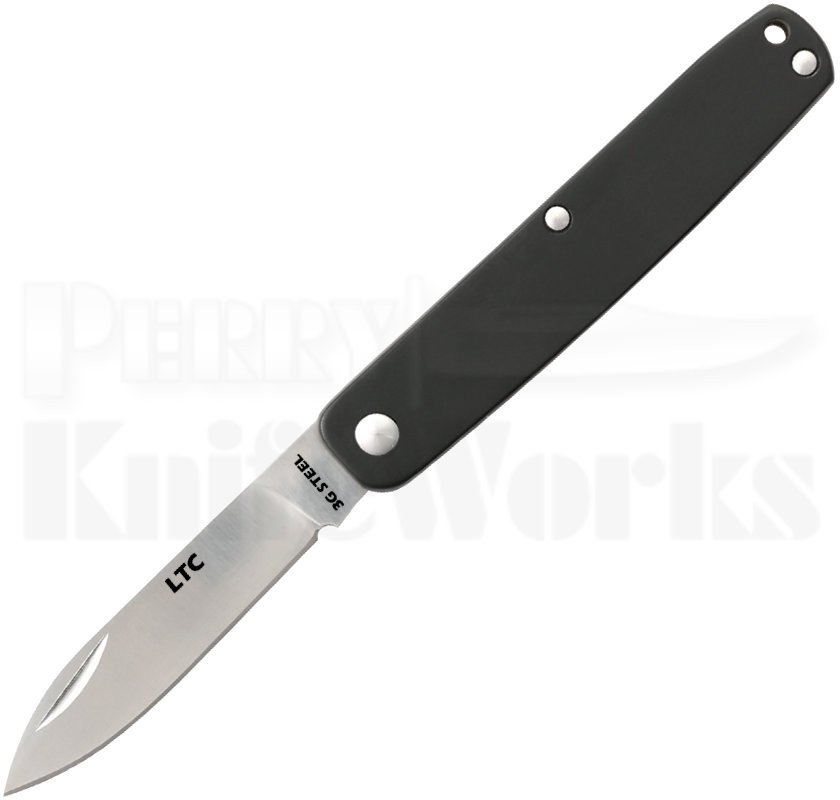 Fallkniven LTC (Legal To Carry) Black Slip Joint Knife (Satin) LTCbk