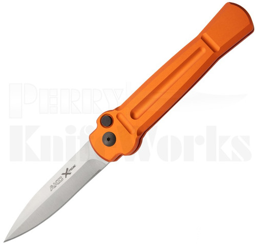 AKC X-treme Ace Automatic Knife Orange l Satin Blade l For Sale