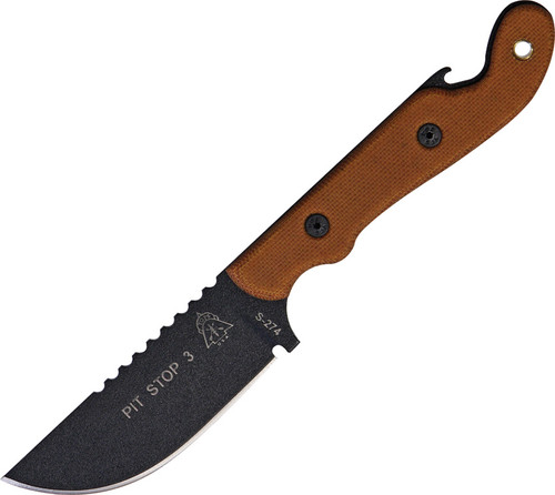 TOPS Knives Pit Stop 3 Fixed Blade Knife - Perry Knifeworks