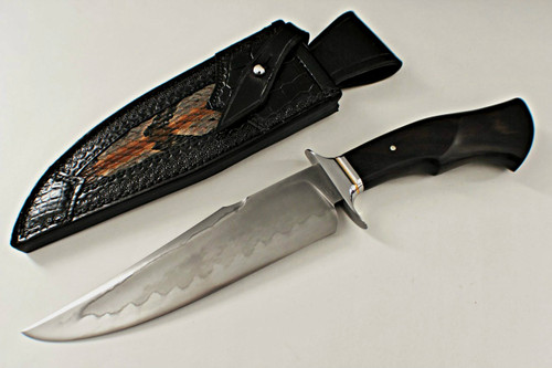 Ben Seward Custom Blackwood Fixed Blade Fighter Knife (Satin)