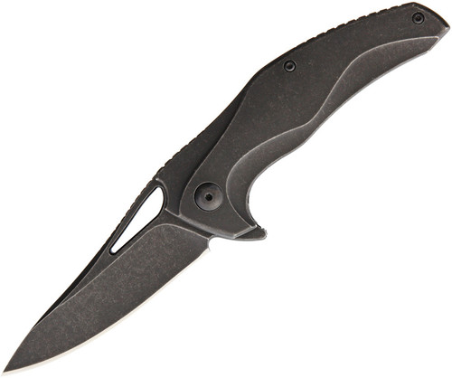 Brous Blades Exo Titanium Linerlock Flipper Knife (Acid Stonewash)