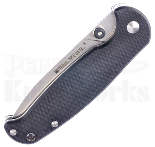 Real Steel 7613 H6 Elegance EDC Liner Lock Folding Knife Black G10