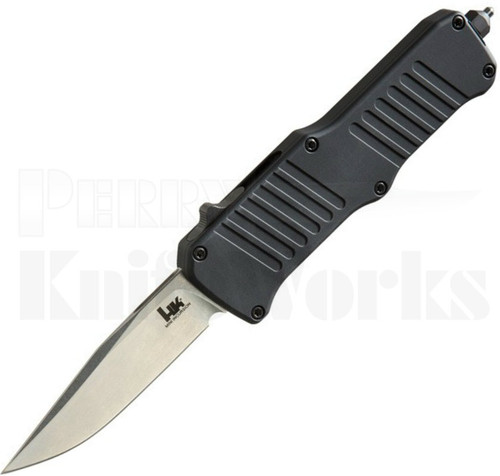 HK Mini Incursion OTF Automatic Knife Black Stonewash Blade 54050