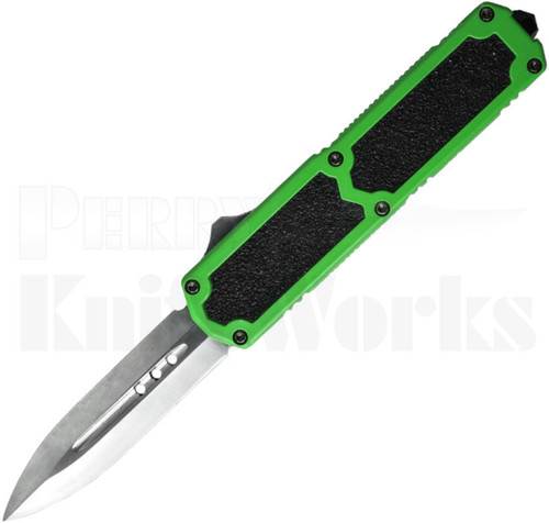 Titan Green D/A OTF Automatic Knife Spear Point
