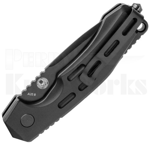 Boker Plus Desert Storm Automatic Knife Black l 3" Black Blade