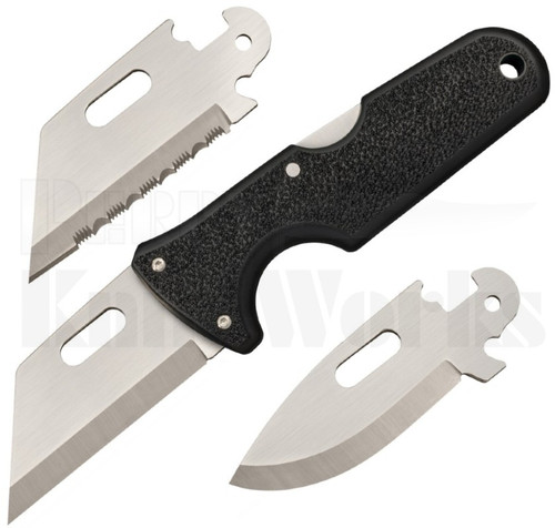 Cold Steel Click-N-Cut Exchangeable Blade Knife Black l 40A