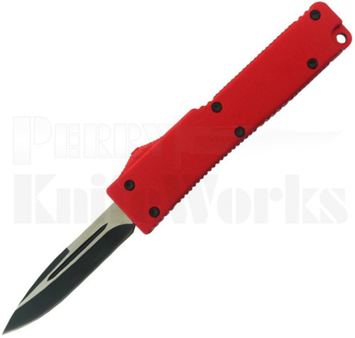 Delta Force Mini OTF Automatic Knife Red l 1.8" Blade