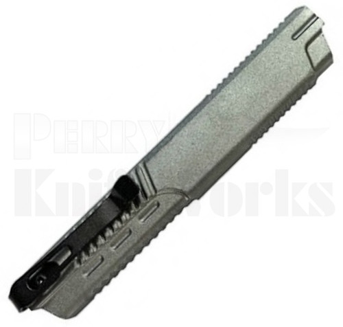 Delta Force Long Handle OTF Tanto Automatic Knife Gray l For Sale