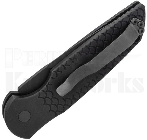 Protech TR-3 X1 Operator Automatic Knife Black Fish Scale l Clip