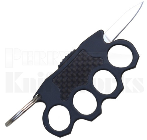 Delta Force Automatic OTF Mini Knuckle Knife Keychain