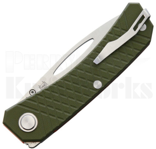 Real Steel Akuma Linerlock Knife OD-Green G10 9112