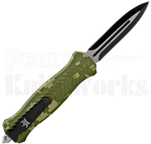 Delta Force D/A OTF Dagger Automatic Knife Gray-Camo Tread