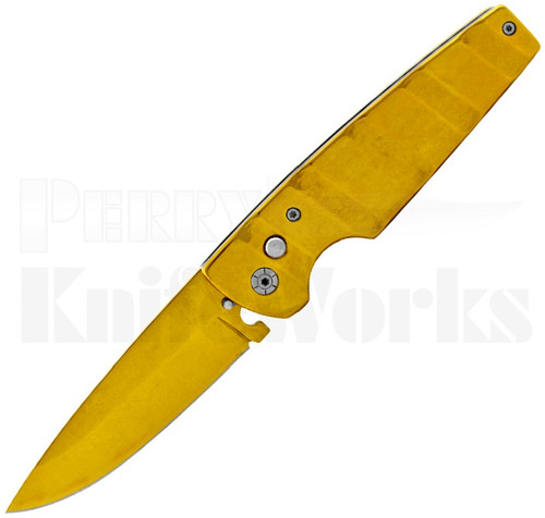 Delta Force Heavy Duty Gold Automatic Knife l For Sale Delta Force Heavy Duty Gold Automatic Knife l For Sale