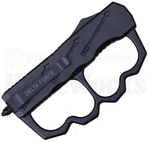 Delta Force Automatic D/A OTF Knuckle Knife Tanto Carbon Fiber