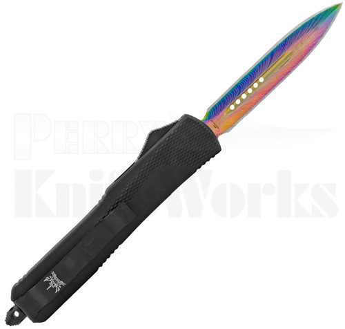 Delta Force Tactical Grip D/A OTF Automatic Knife Black l Spectrum