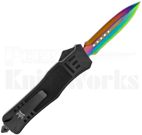 Delta Force Black OTF Knife Spear Point l Spectrum Blade