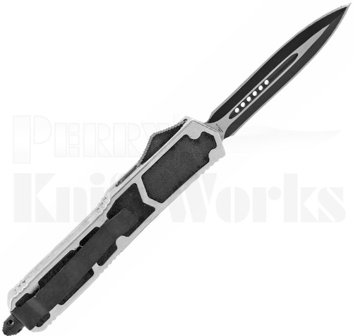 Delta Force D/A OTF Automatic Knife Chrome l Two-Tone Blade