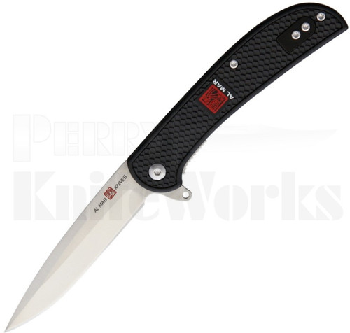 Al Mar Ultralight Falcon Linerlock Knife Black AMK4124 l For Sale