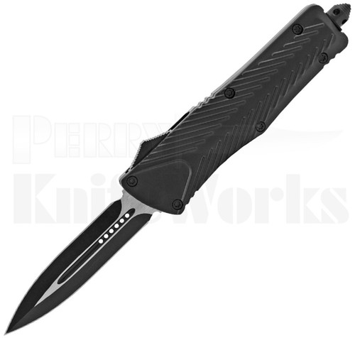 Delta Force D/A OTF Automatic Knife Black Trax l Two-Tone Dagger l For Sale