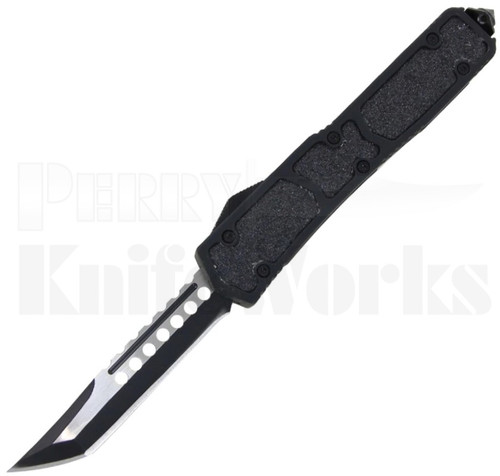 Delta Force D/A OTF Automatic Knife Black l Two-Tone Tanto l For Sale