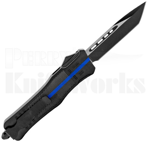 Delta Force OTF Tanto Automatic Knife Thin Blue Line