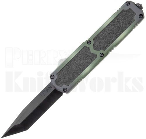 Titan Camo D/A OTF Automatic Knife Black Tanto l For Sale