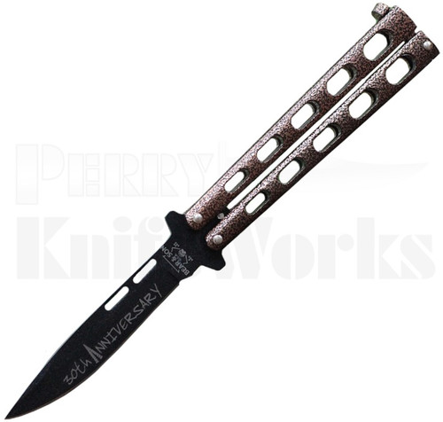 Bear & Son 30th Anniversary Copper Vein Butterfly Knife l For Sale