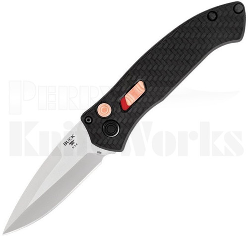 Buck Legacy Impact Automatic Knife Carbon Fiber 0898CFSLE1 l For Sale