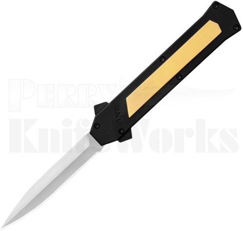 AKC F-16 Dagger OTF Automatic Knife Brass l For Sale