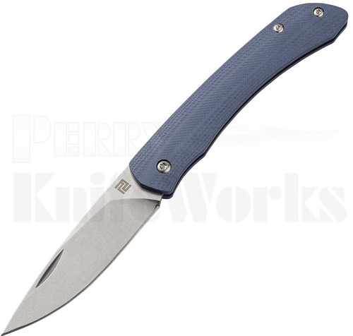 Artisan Cutlery Biome Slip Joint Knife Blue G-10 l For Sale