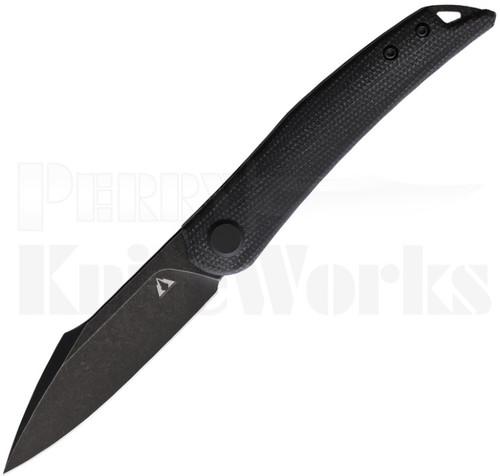 CMB Made Knives Kisame Linerlock Black Micarta l For Sale