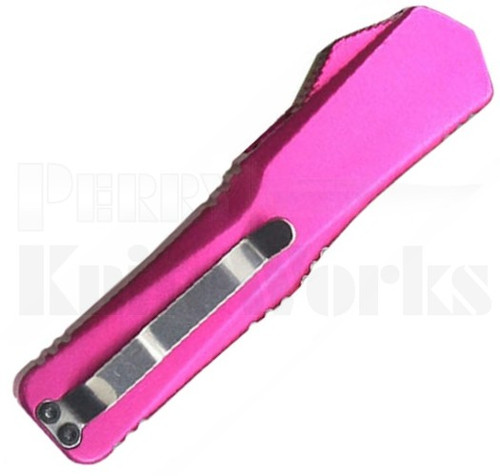 Firecracker-Mini-OTF-Automatic-Knife-Pink-Two-Tone-Tanto