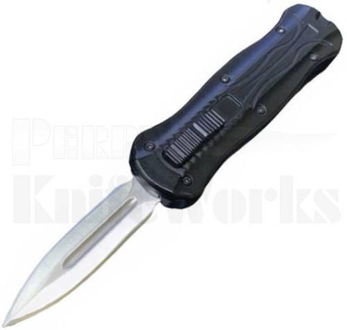 Delta Force BA OTF Automatic Knife Black l 2" Satin Dagger l For Sale