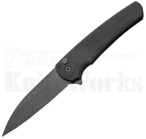 Pro-Tech Malibu Wharncliffe Button Lock Knife Black 5103 l For Sale