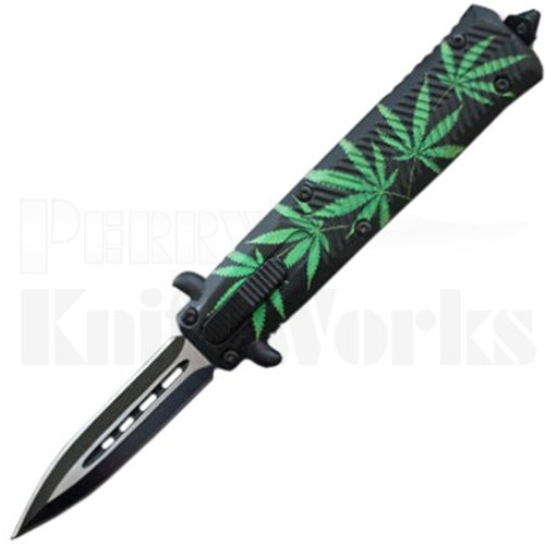 Delta Force Mary Jane Automatic Knife l 2-Tone Dagger Blade l For Sale