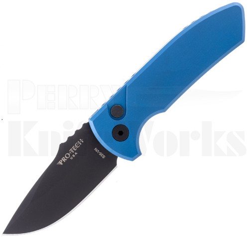 Pro-Tech SBR Automatic Knife Blue l 2.6" Black Blade l For Sale