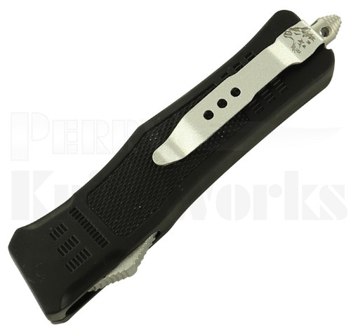 Delta Force BA Mini OTF Tanto Automatic Knife Black l Two-Tone Blade