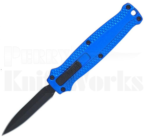 Coffin Blaster ll Mini OTF Automatic Knife Blue l Black Dagger l For Sale