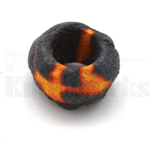 Chroma Scales Lava Lanyard Bead l For Sale