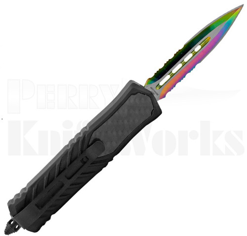 Delta Force Med Automatic OTF Knife l Spectrum Serrated Blade