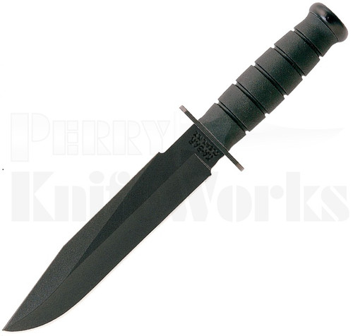 Ka-Bar Fighter Fixed Blade Knife Black 1269 l For Sale