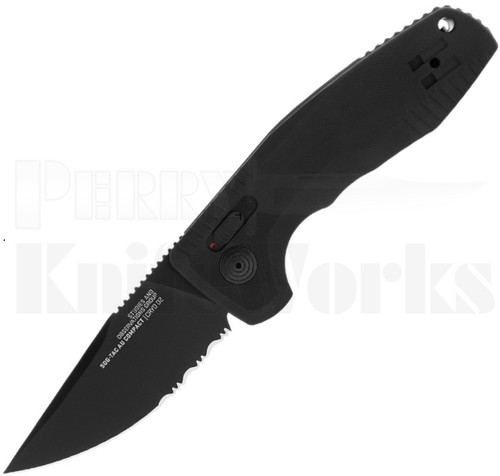 SOG-TAC AU Compact Automatic Knife l Part Serrated l 15-38-08-57 l For Sale