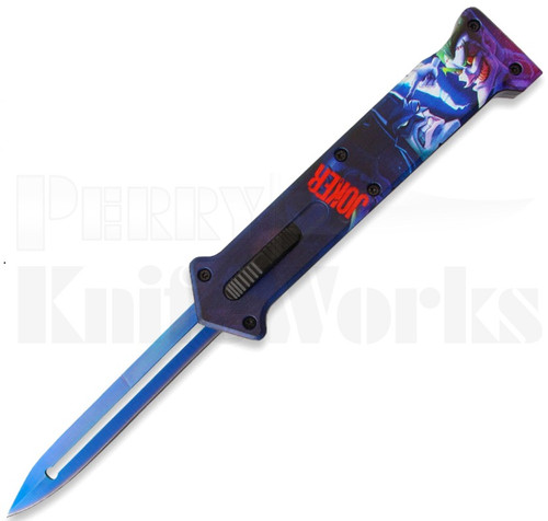 Joker D/A OTF Automatic Knife Purple l 3.75" Blue Blade l For Sale