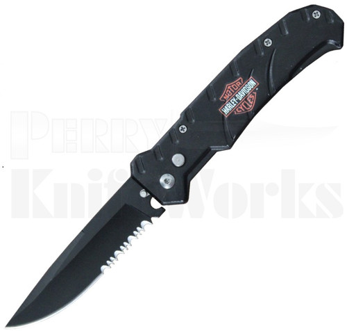 Delta Force Harley Davidson Automatic Knife Orange
