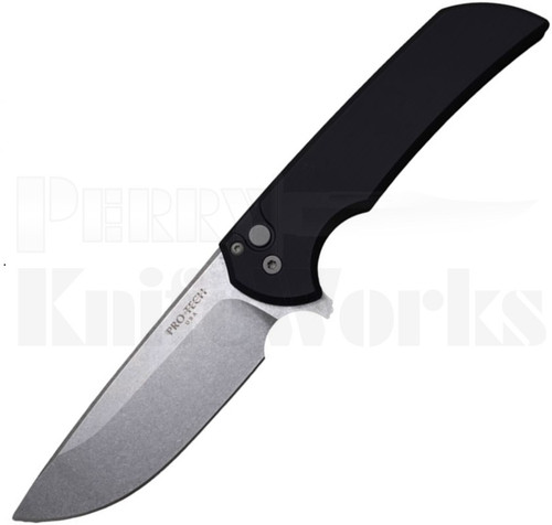 Pro-Tech Mordax Button Lock Knife Black MX101 l Ferrum Forge l For Sale