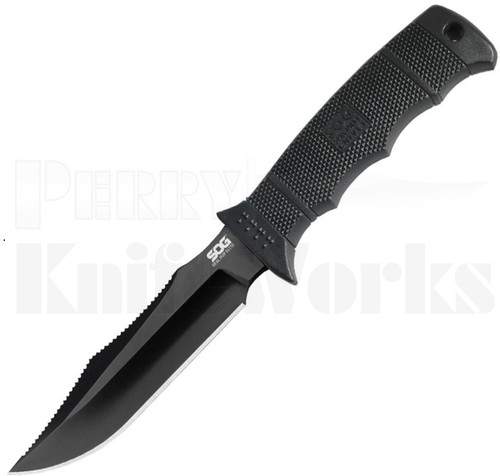 SOG Seal Pup Elite Fixed Knife w/ Nylon Sheath E37S-N l For Sale