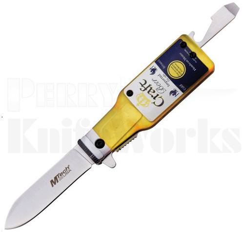 MTech USA Assisted Linerlock Knife Craft Beer MT-A1195C l For Sale