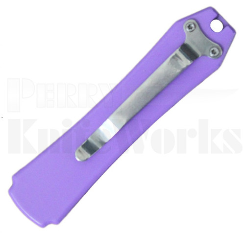 Coffin Blaster 2.0 Purple OTF Automatic Knife l Satin Blade